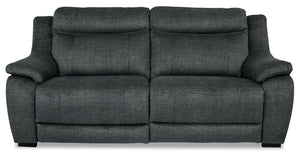 Sofa à inclinaison électrique Novo en tissu - gris