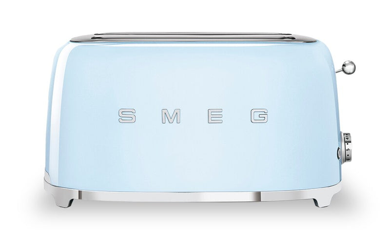Grille-pain Smeg à fentes longues pour 4 tranches - TSF02PBUS