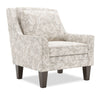 Fauteuil d’appoint club Sofa Lab personnalisable de 29 po fabriqué au Canada en tissu avec pattes en bois - Dove multicolore