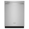 Lave-vaisselle encastré Whirlpool de 24 po et de 47 dBA avec commandes sur le dessus et 3e panier - acier inoxydable résistant aux traces de doigts - WDT750SAKZ
