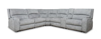  Sofa sectionnel à inclinaison électrique Apollo - gris galet 