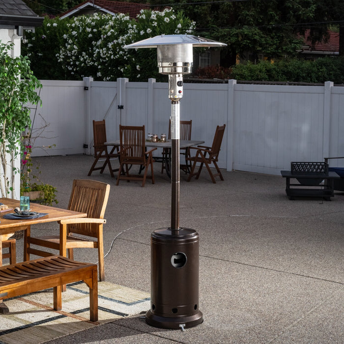 Radiateur au propane Bond bronze brossé pour la terrasse - 52156
