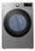 ["Sécheuse électrique intelligente LG de 7,4 pi³ avec vapeur - acier graphite - superposable - DLEX3850V"]