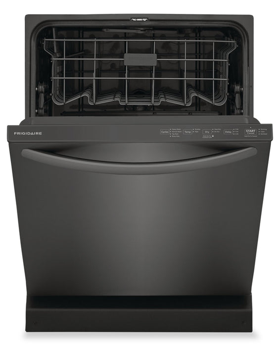 Lave-vaisselle encastré Frigidaire de 24 po et de 52 dBA avec commandes sur le dessus - acier inoxydable noir - FDPH4316AD 