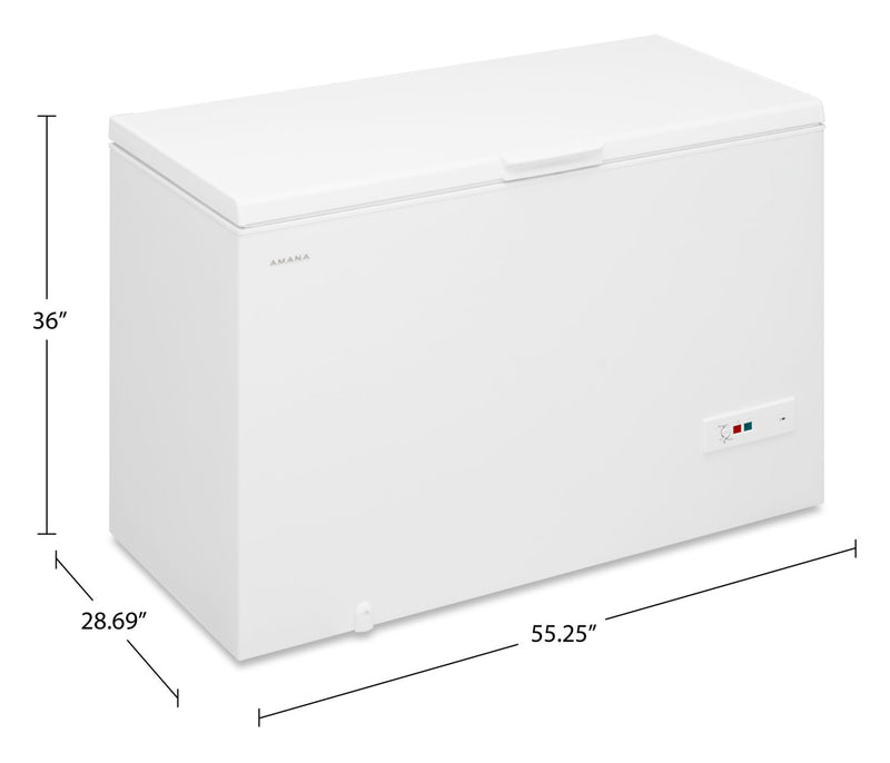 Congélateur coffre convertible en réfrigérateur Amana de 16 pi³ - AZC5216LW