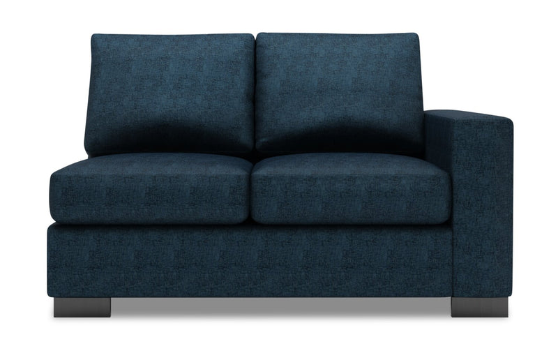 Causeuse de droite Track de la collection Sofa Lab - Luxury Indigo