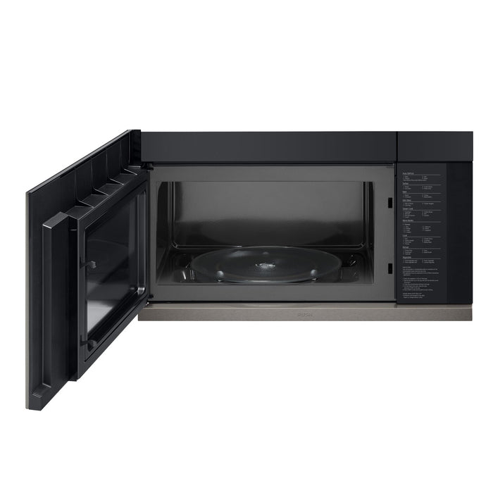 Four à micro-ondes à hotte intégrée LG de 2,1 pi³ avec ExtendaVentMC et cuisson par capteur - acier inoxydable noir Smudge-ProofMD - MVEL2137D
