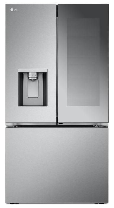 Réfrigérateur LG de 31 pi³ et de 36 po à portes françaises de profondeur standard MAXMC - acier inoxydable Smudge-ProofMD - LRYKS3106S