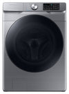 ["Laveuse à la vapeur Samsung à chargement frontal de 5,2 pi³ - grise - superposable - WF45B6300AP/US"]