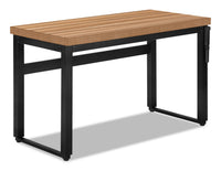 Bureau Kai de 47,25 po à hauteur réglable - brun