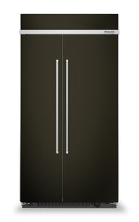 Réfrigérateur KitchenAid de 25,5 pi³ et de 42 po à compartiments juxtaposés - acier inoxydable noir …