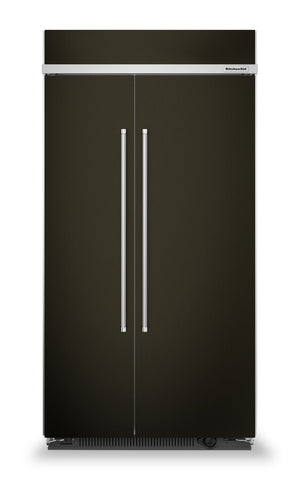 Réfrigérateur encastré KitchenAid de 25,5 pi³ à compartiments juxtaposés - KBSN702MBS