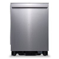  Lave-vaisselle encastré Hisense de 24 po et de 48 dBA avec commandes sur le dessus - acier inoxydabl…