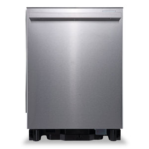Lave-vaisselle encastré Hisense de 24 po et de 48 dBA avec commandes sur le dessus - acier inoxydable - HDW63314SS 