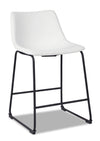 Tabouret Cole de hauteur comptoir - blanc