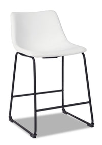  Tabouret Cole de hauteur comptoir - blanc 