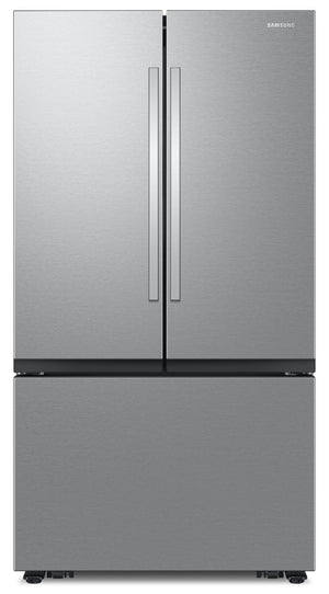 Réfrigérateur Samsung 27 pi³ à portes françaises avec machine à glaçons double automatique - RF27CG5100SRAA