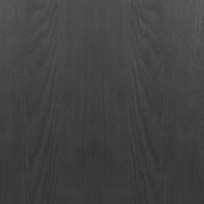 Chaise de salle à manger Dena de hauteur comptoir en tissu de cuir végétalien - grise