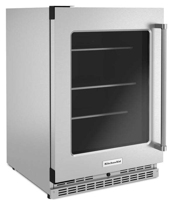 Réfrigérateur KitchenAid de 5,2 pi³ et de 24 po sous le comptoir - acier inoxydable - KURL314KSS