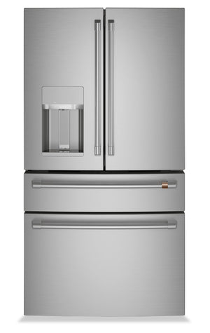 Réfrigérateur Café de 22,3 pi³ de profondeur comptoir à 4 portes françaises - CXE22DP2PS1