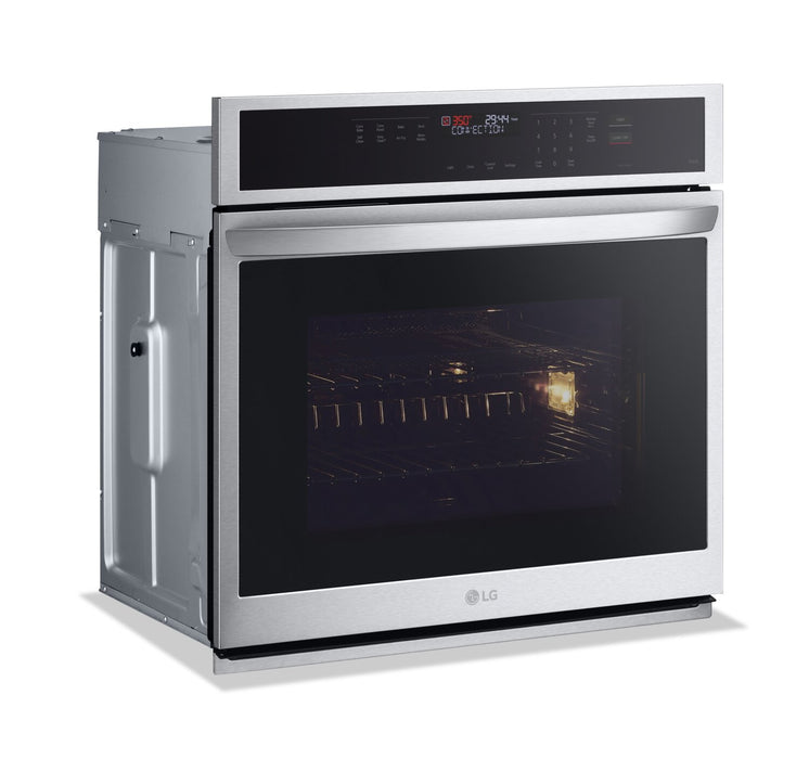 Four mural électrique LG de 4,7 pi³ et de 30 po avec convection véritable - acier inoxydable Smudge-ProofMD - WSEP4723F