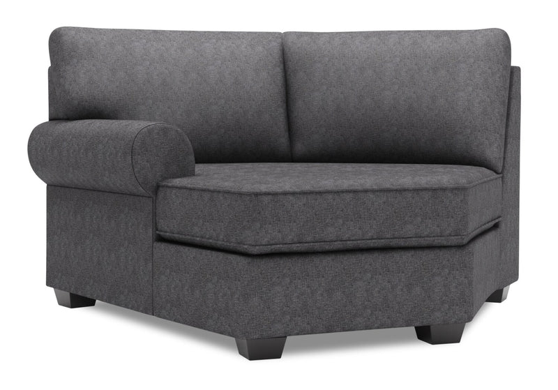 Fauteuil Cuddler de gauche Roll de la collection Sofa Lab - Luxury Charcoal