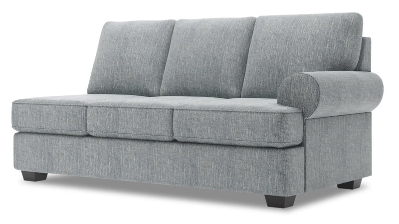Sofa-lit de droite Roll de la collection Sofa Lab - Luna Pewter