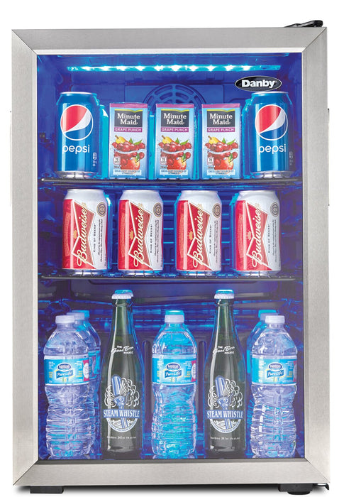 Refroidisseur à boissons Danby de 2,6 pi³ et de 17,5 po à 1 porte - acier inoxydable - DBC026A1BSSDB