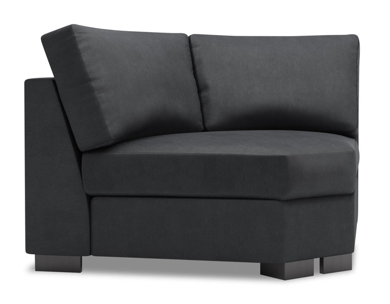 Fauteuil courbé en coin Track de la collection Sofa Lab - Pax Pepper