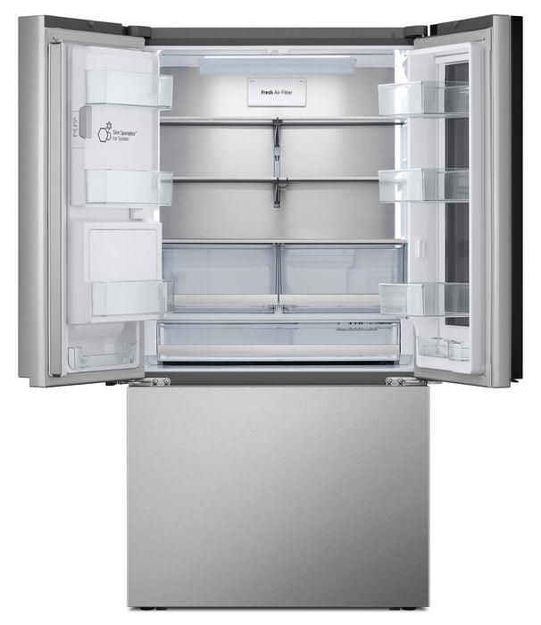 Réfrigérateur LG de 31 pi³ et de 36 po à portes françaises de profondeur standard MAXMC - acier inoxydable Smudge-ProofMD - LRYKS3106S
