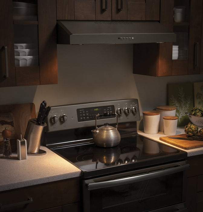 Hotte de cuisinière sous l'armoire GE de 30 po – JVX5300EJESC