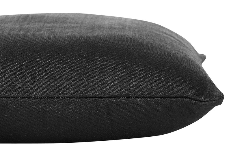 Coussin décoratif classique pour l’intérieur et l’extérieur - noir