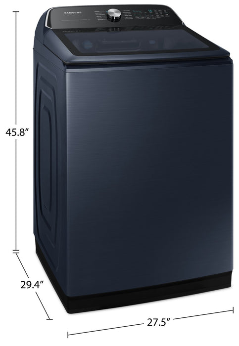 Laveuse haute efficacité Samsung à chargement par le haut de 6,2 pi³ - bleu marine - WA54CG7150ADA4