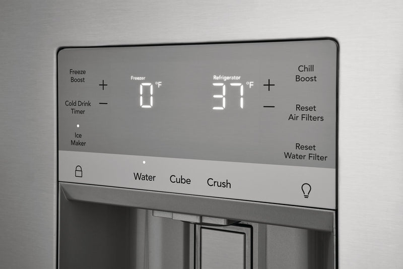 Réfrigérateur Frigidaire Gallery de 27,8 pi³ et de 36 po de profondeur standard à portes françaises - acier inoxydable Smudge-ProofMD - GRFS2853AF