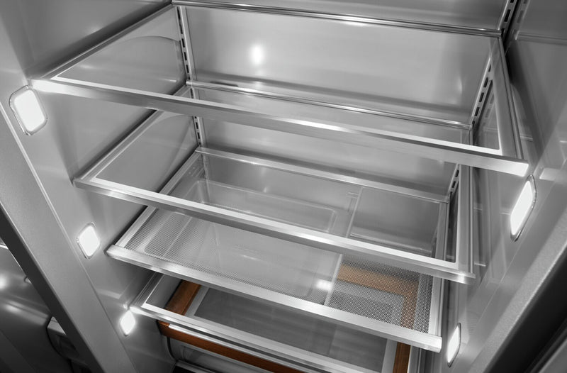 Réfrigérateur KitchenAid de 25 pi³ et de 42 po à compartiments juxtaposés - acier inoxydable - KBSD702MSS