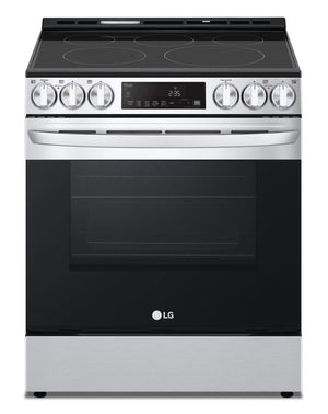 Cuisinière électrique intelligente LG de 6,3 pi3 avec friture à air Air Fry - LSEL6333F