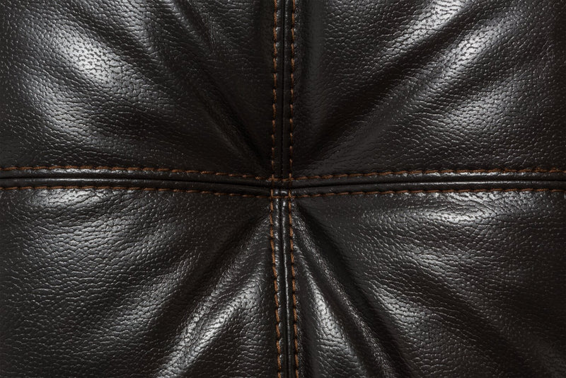 Sofa sectionnel de droite Addison 2 pièces fabriqué au Canada en similicuir avec coussins de siège amovibles - mûre
