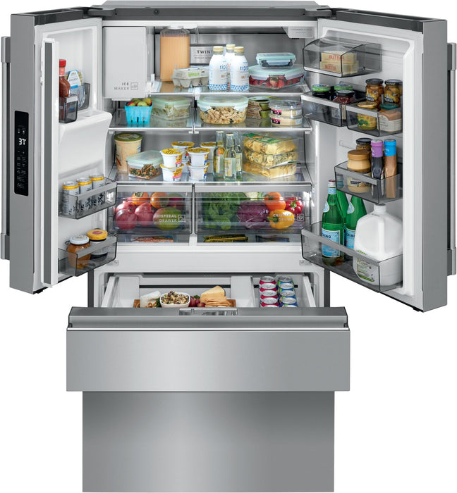 Réfrigérateur Frigidaire Professional de 21,4 pi³ et de 36 po de profondeur comptoir à 4 portes françaises - acier inoxydable Smudge-ProofMD - PRMC2285AF
