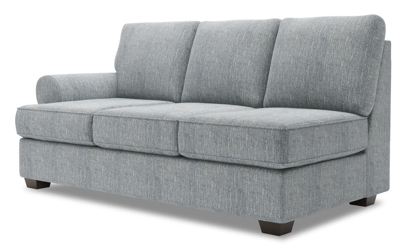 Sofa-lit de gauche Roll de la collection Sofa Lab- Luna Pewter