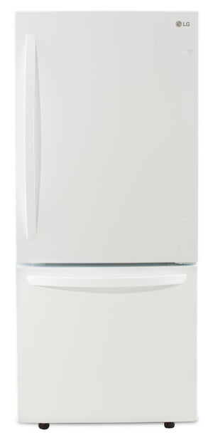 Réfrigérateur LG de 22 pi³ et de 30 po à congélateur inférieur - blanc - LRDNS2200W