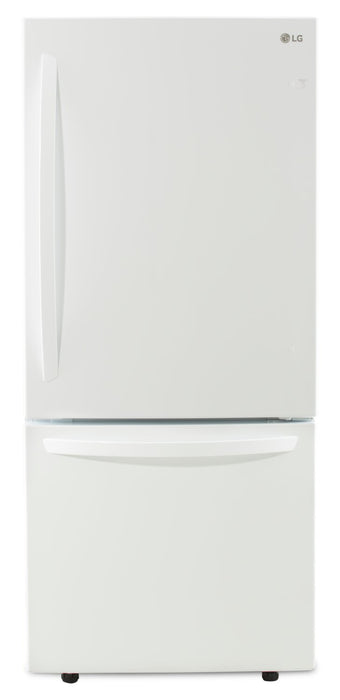 Réfrigérateur LG de 22 pi³ et de 30 po à congélateur inférieur - blanc - LRDNS2200W