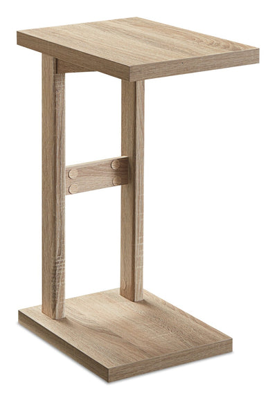 Orrie Chairside Table – Taupe  - Modern style End Table in Taupe Medium Density Fibreboard (MDF)