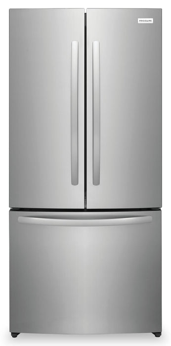 Réfrigérateur Frigidaire de 17,6 pi³ et de 31,3 po de profondeur comptoir à portes françaises - acier brossé - FRFG1723AV