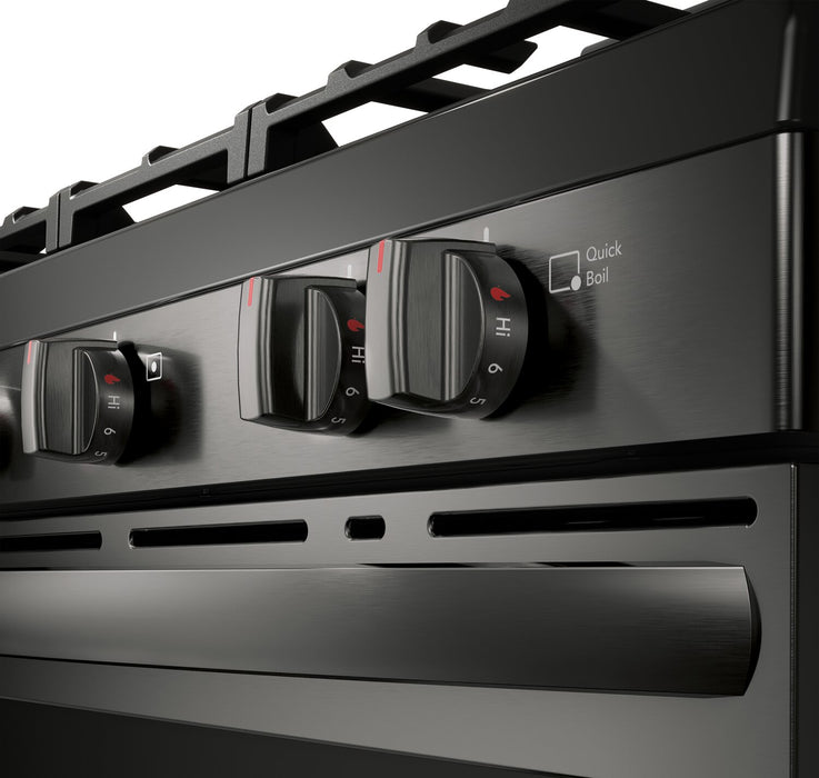 Cuisinière à gaz Frigidaire de 5,1 pi³ avec friture à air et cuisson par convection - acier inoxydable noir - FCRG3083AD