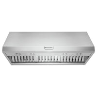Hotte de cuisinière murale à pavillon KitchenAid de 48 po de style commercial - KVWC908KSS