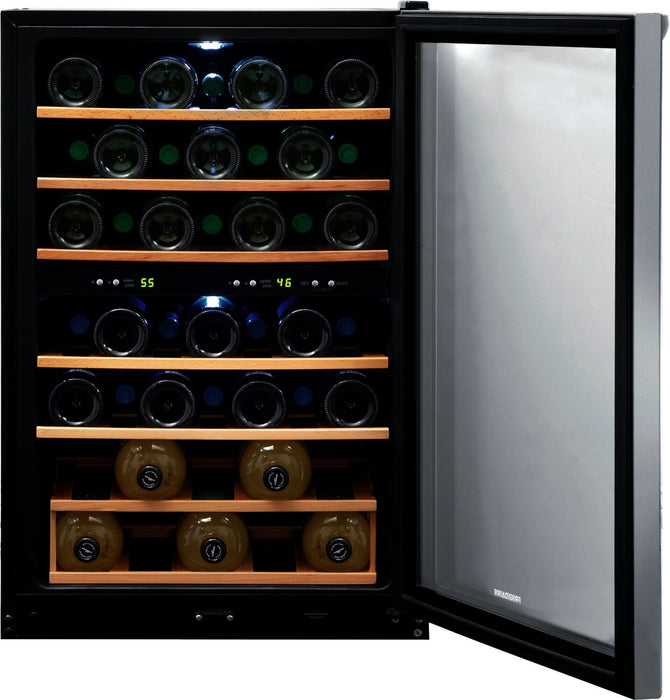 Réfrigérateur Frigidaire de 4,4 pi³ et de 21,5 po avec refroidisseur à vin à 2 zones à 45 bouteilles - acier inoxydable - FRWW4543AS