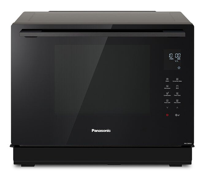 Four à micro-ondes de comptoir Panasonic de 1,1 pi³ avec four à la vapeur combiné et 2 niveaux de cuisson par convection véritable - gris - NNCS89LB
