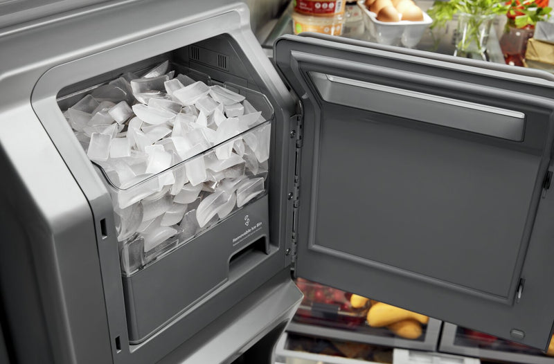 Réfrigérateur KitchenAid de 26,8 pi³ et de 36 po à portes françaises - acier inoxydable avec fini PrintShieldMC - KRFF577KPS