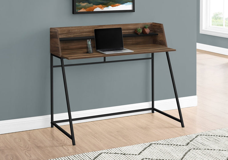 Bureau Lawson de 47,25 po avec petite crédence - brun