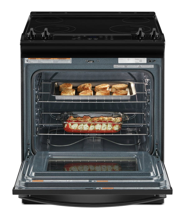 Cuisinière électrique Whirlpool de 4,8 pi³ avec autonettoyage - noire - YWEE515S0LB